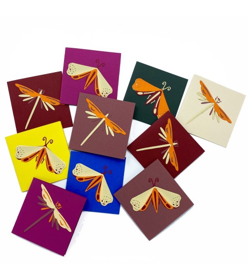 Mini-cartes insectes (avec enveloppe)