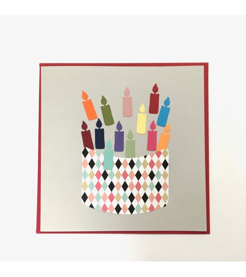 carte anniversaire bougie