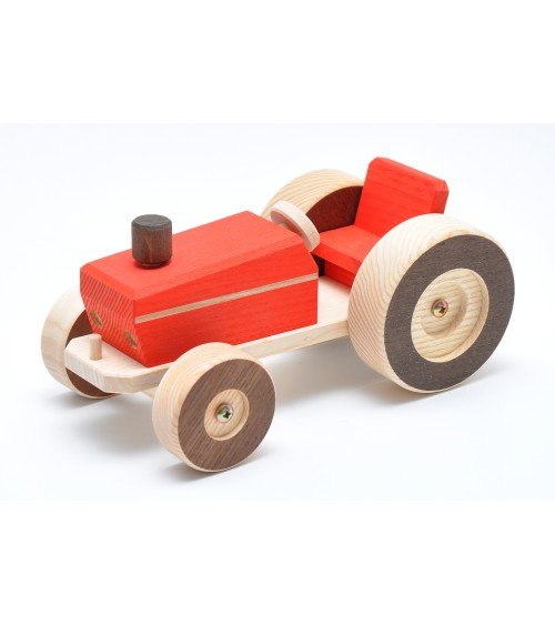 Tracteur rouge