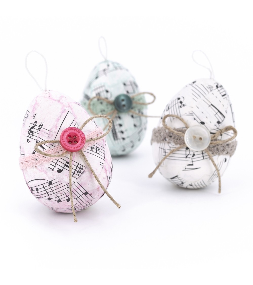 Oeufs de Pâques déco (3 pièces)